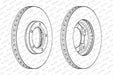 Ferodo Brake Disc DDF416 HSB Trading