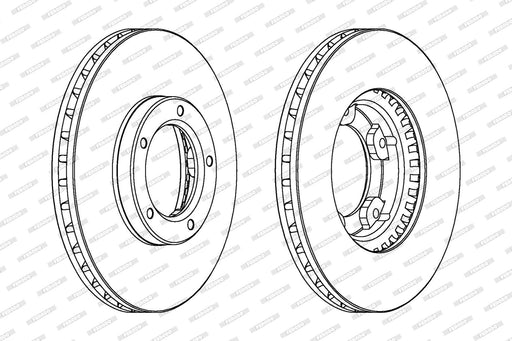 Ferodo Brake Disc DDF416 HSB Trading