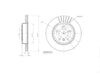Motopart Brake Disc MVD4591 Motopart