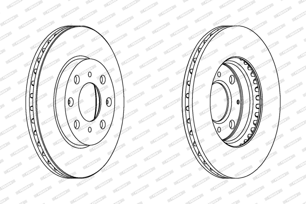 Ferodo Brake Disc DDF1231 HSB Trading