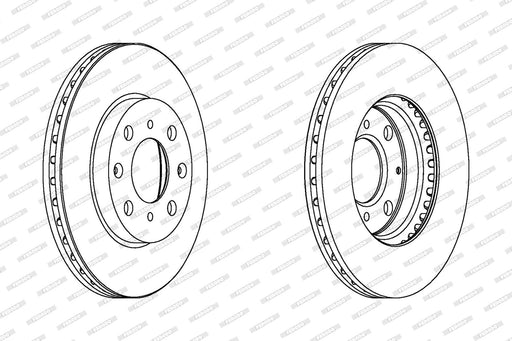 Ferodo Brake Disc DDF1231 HSB Trading