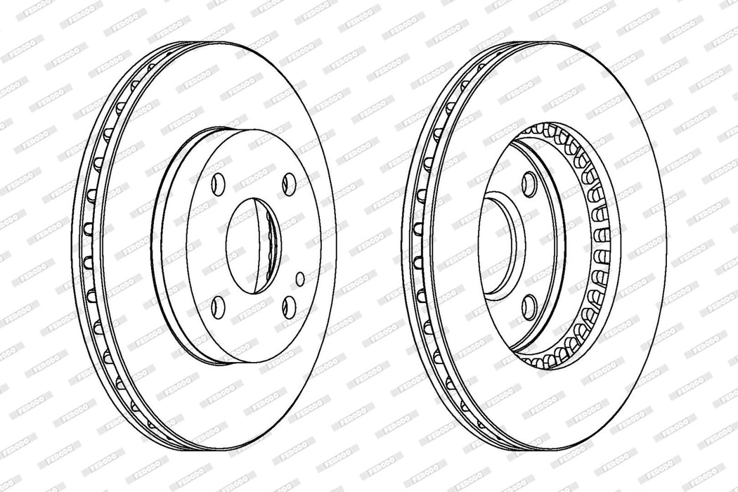 Ferodo Brake Disc DDF1104 HSB Trading