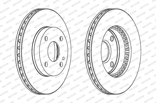 Ferodo Brake Disc DDF1104 HSB Trading
