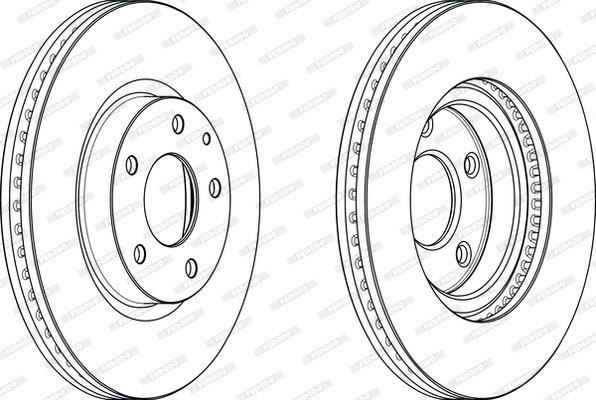 Ferodo Brake Disc DDF2463 HSB Trading