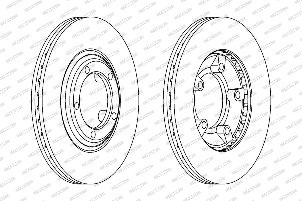 Ferodo Brake Disc DDF826 HSB Trading