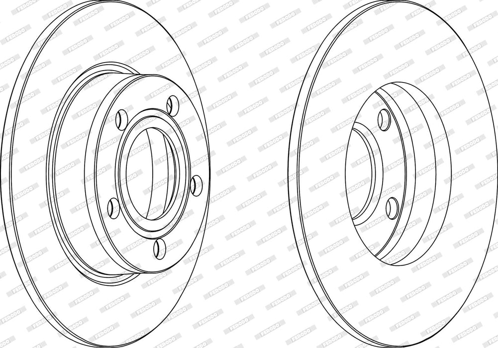 Ferodo Brake Disc DDF1177 HSB Trading