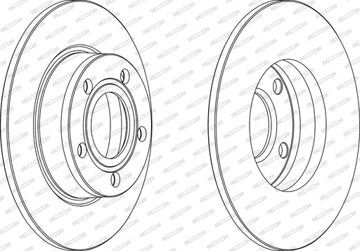 Ferodo Brake Disc DDF1177 HSB Trading