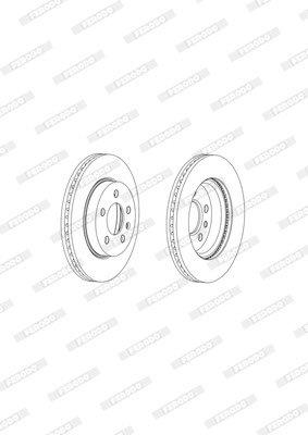 Ferodo Brake Disc DDF2017 HSB Trading