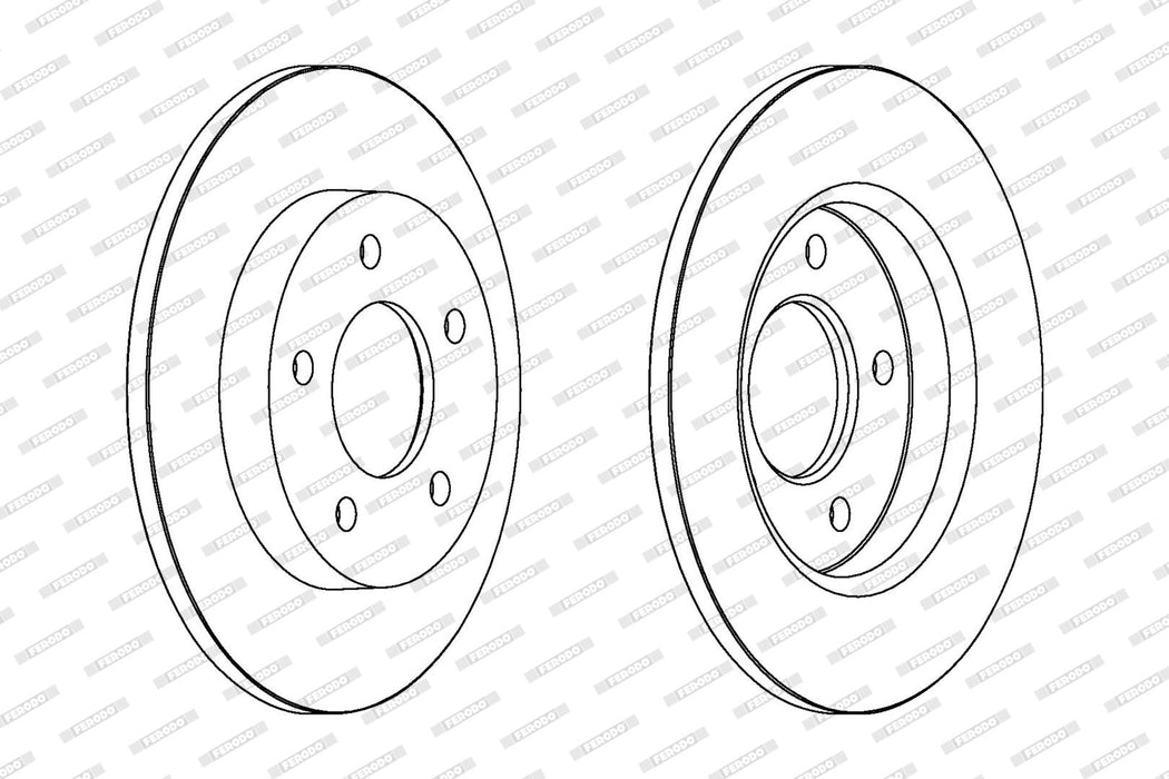 Ferodo Brake Disc DDF1420 HSB Trading