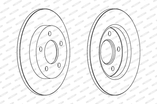 Ferodo Brake Disc DDF1420 HSB Trading