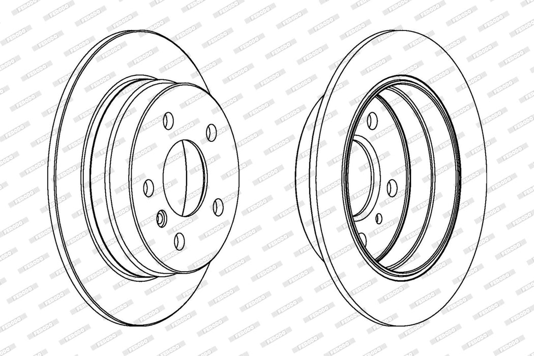 Ferodo Brake Disc DDF1258 HSB Trading