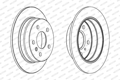 Ferodo Brake Disc DDF1258 HSB Trading