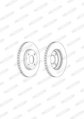 Ferodo Brake Disc DDF2271 HSB Trading