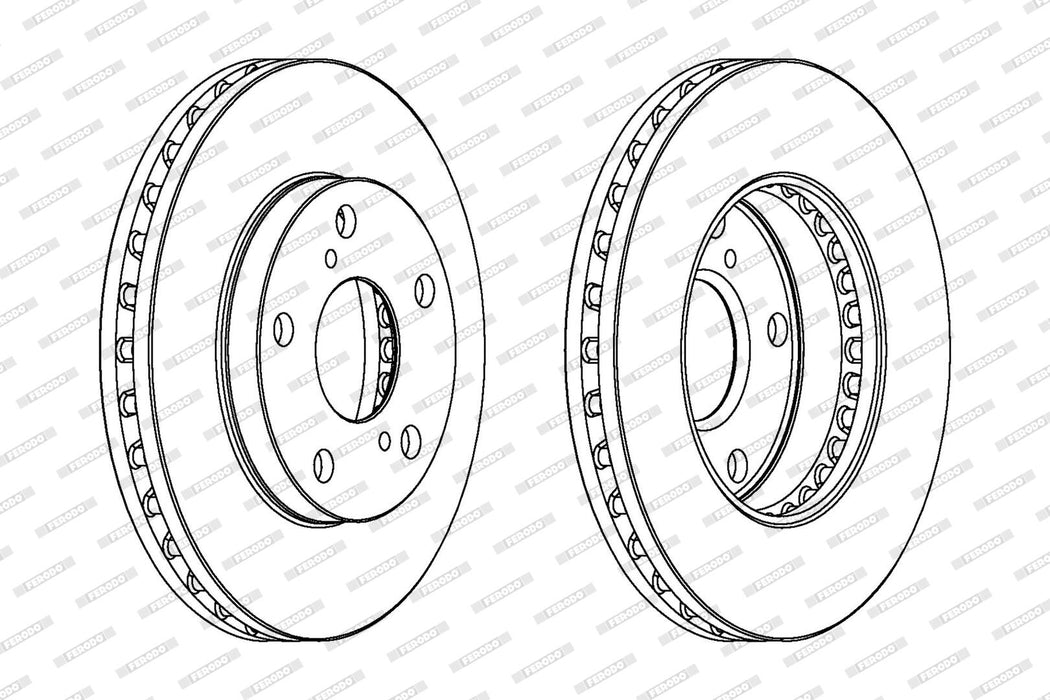 Ferodo Brake Disc DDF702 HSB Trading