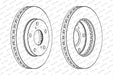 Ferodo Brake Disc DDF702 HSB Trading