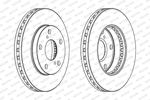 Ferodo Brake Disc DDF702 HSB Trading