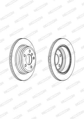 Ferodo Brake Disc DDF2313 HSB Trading