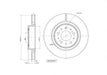 Motopart Brake Disc MVD4987 Motopart