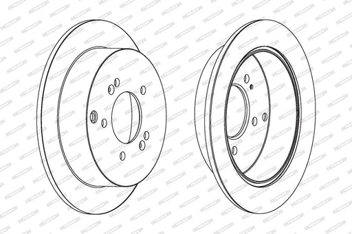 Ferodo Brake Disc DDF1493 HSB Trading