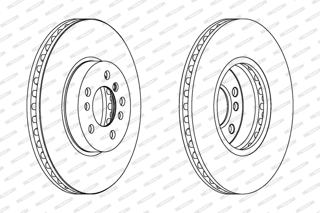 Ferodo Brake Disc DDF1256 HSB Trading