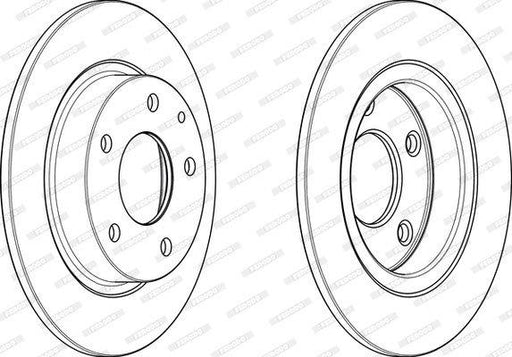 Ferodo Brake Disc DDF2533 HSB Trading