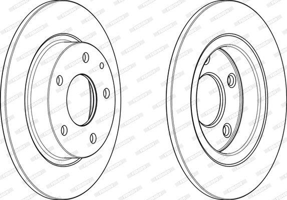 Ferodo Brake Disc DDF2533 HSB Trading