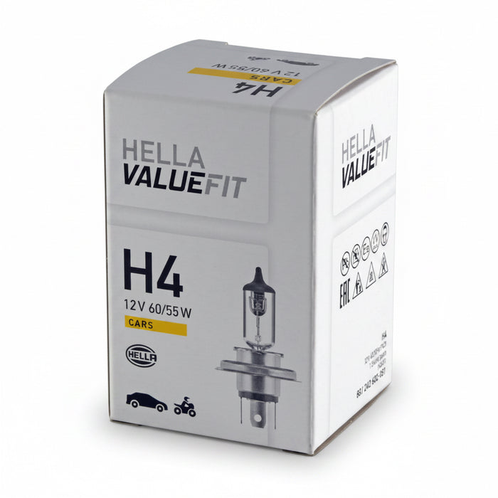 HELLA 12V 60/55W H4 Light Bulb - HELLA automotive light bulb