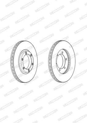 Ferodo Brake Disc DDF1926 HSB Trading