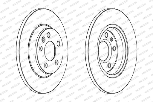 Ferodo Brake Disc DDF1158 HSB Trading