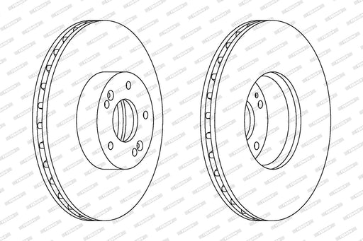 Ferodo Brake Disc DDF1631 HSB Trading