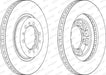 Ferodo Brake Disc DDF1920 HSB Trading
