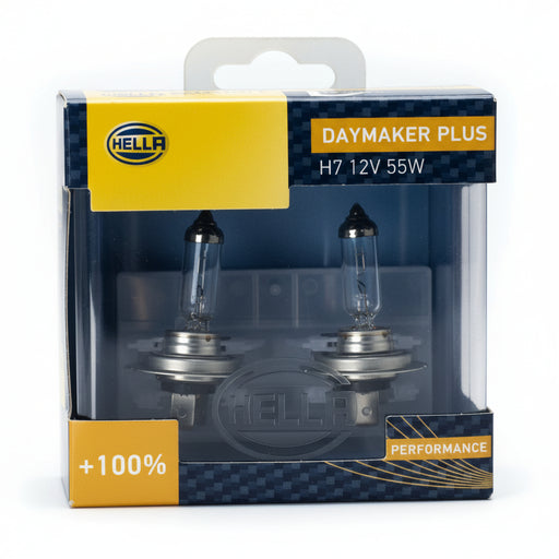 HELLA H7 12V DAYMAKER 100+SET Light Bulb - HELLA automotive light bulb