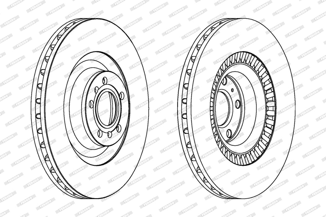 Ferodo Brake Disc DDF1572 HSB Trading