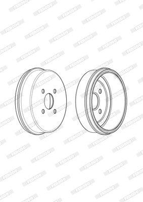 Ferodo Brake Disc FDR329082 HSB Trading