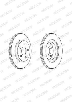 Ferodo Brake Disc DDF1919 HSB Trading