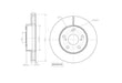 Motopart Brake Disc MVD5554 Motopart