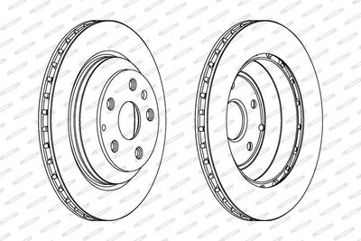 Ferodo Brake Disc DDF1855C HSB Trading