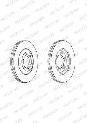 Ferodo Brake Disc DDF1914 HSB Trading