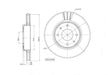Motopart Brake Disc MVD4989 Motopart