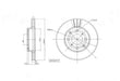 Motopart Brake Disc MVD4737 Motopart
