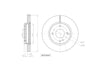 Motopart Brake Disc MVD4083 Motopart