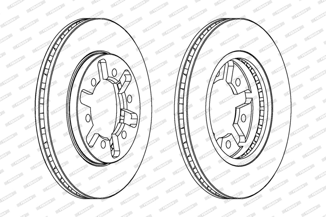 Ferodo Brake Disc DDF421 HSB Trading