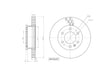 Motopart Brake Disc MVD6255 Motopart