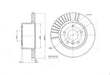 Motopart Brake Disc MVD4783 Motopart