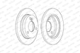 Ferodo Brake Disc DDF2666 HSB Trading