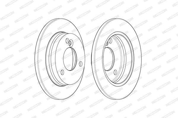Ferodo Brake Disc DDF2666 HSB Trading