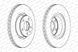 Ferodo Brake Disc DDF1291 HSB Trading