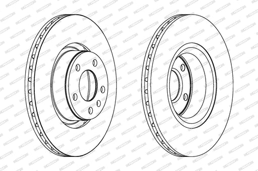 Ferodo Brake Disc DDF1291 HSB Trading