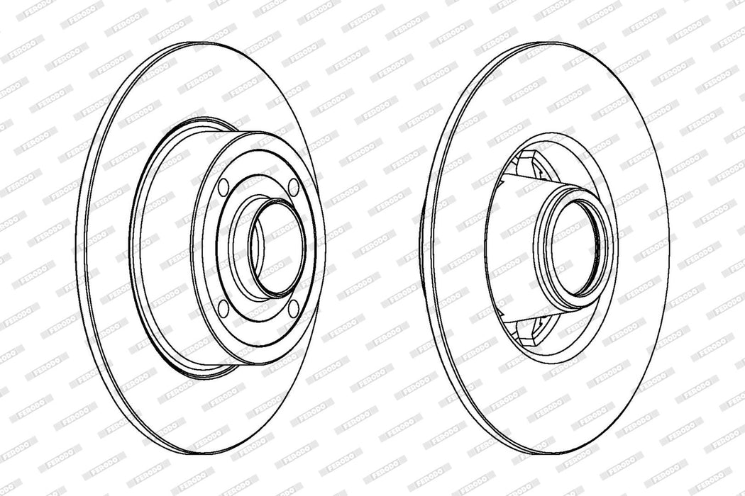 Ferodo Brake Disc DDF1369 HSB Trading