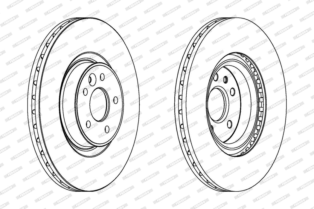 Ferodo Brake Disc DDF1680 HSB Trading